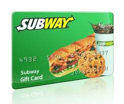 Gift Card Hub Free 250 Subway Giftcard Subway Gift Card Food And Drink Meal Deal