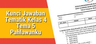 Kunci Jawaban Tematik Kelas 4 Tema 5 Pahlawanku Boarding Pass