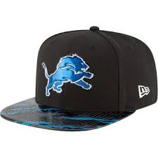 New Era Detroit Lions Black Color Rush On Field Original Fit 9fifty Snapback Adjustable Hat Lions Nfl Football Detroit Lions Hat Detroit Lions Lions Team