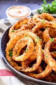Remove fish and onion rings from oven. Air Fryer Onion Rings Lemon Tree Dwelling