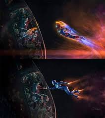 Iron Man Rescue Captain Marvel Marvel Superheroes Marvel