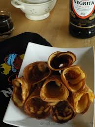 Cornets De Crepes A La Chantilly Caramel Rhum Negrita Cafe Rhum Negrita Recette Dessert Alimentation