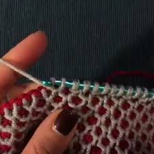 Fatosun Renkli Dunyasi On Instagram Ne Hos Bir Model Bu Arada Herkese Iyi Senele Herringbone Stitch Tutorial Slip Stitch Knitting Crochet Patterns