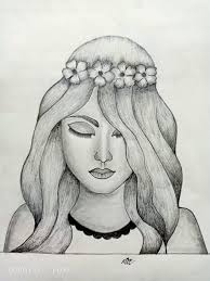 Pencil sketch mandala art