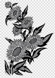 Best flowers pattern fabric liberty print ideas. Black And White Chinoiserie Decorative Arts Chinese Art Deco Style Black And White Sunflowers Figure Transparent Background Png Clipart Nohat Free For Designer