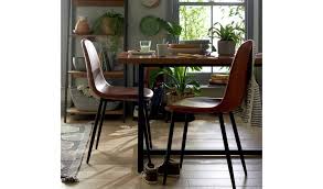 Suitable for indoor environments such as the dining room, restaurants, and living rooms. Buy Habitat Beni Pair Of Faux Leather Dining Chairs Tan Dining Chairs Argos
