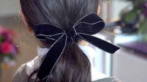 15 super cute and easy hairstyles for black girls. Three Ways To Wear A Black Bow In Your Hair Fashion Magazine