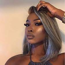 Ash Grey Hair Grey Top Bob Weave Hairstyles Long Lashes Short Hair Styles Bob Hairstyles Wavy Bob Hairstyles