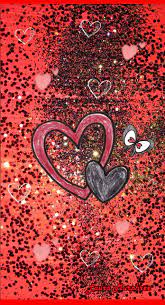 Glitter Phone Wallpaper Glitter Heart Background Valentine S Day Wallpaper Red Black Glitter Glitter Phone Wallpaper Red And Black Background Phone Wallpaper