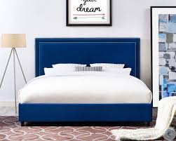 Check spelling or type a new query. Reed Navy Velvet King Upholstered Platform Bed From Tov Coleman Furniture