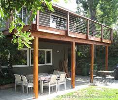 De nuestro lado derecho, vemos un medio.casa de 3 pisos, fracc. Terraza De Madera Segundo Piso Ideas De Nuevo Diseno