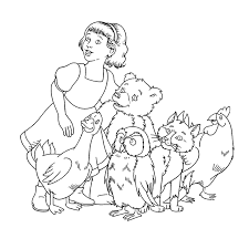 However, to make it extra special to her i made the unicorn come to life by buying this other super cute bouncy horse. Little Bear Maurice Sendak Coloring Pages Coloring Home
