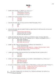 Legea 182/2002, privind protectia informatiilor clasificate, monitorul oficial, partea i. Intrebari Examen 200 1 204