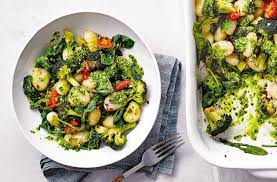 Gnocchi With Pesto Recipe Under 30 Minute Meals Tesco Real Food Recipe Salmon Pasta Bake Gnocchi Recipes Easy Veggie Recipes