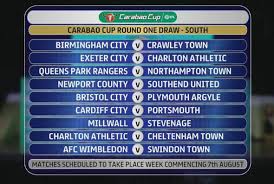 Emirates fa cup carabao cup checkatrade trophy. Efl Cup First Round Draw Full Fixtures Including Leeds Villa Birmingham And Sunderland Football Sport Express Co Uk