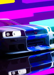 We have an extensive collection of amazing background images carefully chosen by our community. Purple Skyline R34 Poster By Cybergeek Displate