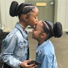 This hairstyle transforms a plain face into something interesting and brings out the beauty of the person. Curlkids On Instagram Sister Goals Hair Goals Cherrishandsavannah Follow Curlkids For Daily Inspi Lil Girl Hairstyles Hair Styles Black Natural Hairstyles