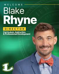 Please welcome our new campus and administrative leaders for the 2025–26  school year! 💚🎓✨ Blake Rhyne