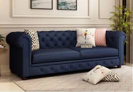 Royal blue is, as the name suggests, elegant and regal. Fabric Sofa Buy Latest 107 Fabric Sofa Set Online Upto 55 Off