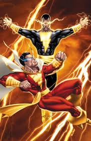 Another Great Pic Of Shazam Vs Black Adam Captain Marvel Captain Marvel Shazam Superhero