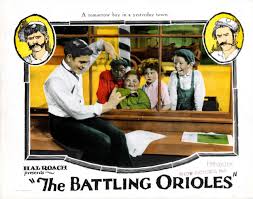 The Battling Orioles Lobbycard From Left: Glenn Tryon Ernest Morrison Joe  Cobb Jackie Condon Mickey Daniels 1924 Movie Poster Masterprint