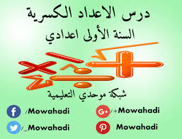 درس الاعداد الكسرية للسنة الاولى اعدادي Arabic Calligraphy Calligraphy