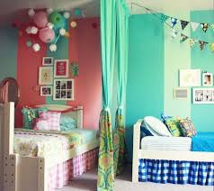 It's a simple way of saving space by basically squeezing two or three rooms into one and it's also a way of allowing your children to interact and to spend more time together. Small Space Shared Bedroom Ideas For Sisters Design Corral