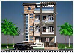 Three storey modern house design with terrace proposed modern house elevation for mr ganpat meena jee. Pin On Gallery