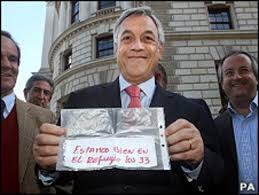 ¿puede la física demostrar la existencia de dios? Chile Registran Derechos De Autor Sobre La Frase Estamos Bien Los 33 Bbc News Mundo