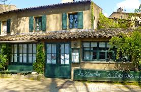 Restaurants In Lourmarin Luberon Provence Shutters Sunflowers