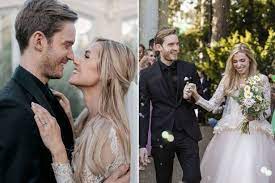 Pewdiepie Marries Marzia Bisognin In Beautiful Woodland Wedding Pinsfort Wedding Pewdiepie Marzia Bisognin