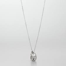 Glitz Lock Necklace Fossil Jewelry Lock Necklace Jewelry