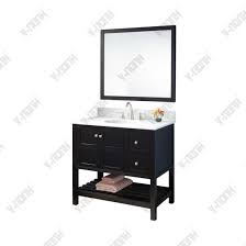Select any door style, any wood type and any finish start with the vanity and add base cabinets and linen cabinets as desired High Quality Modern Solid Wood Custom Bathroom Vanity Cabinet China Kraftmaid Bathroom Vanity Bathroom Vanity And Top Made In China Com