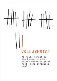 18 Geburtstag Karte Spruch