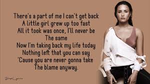 Demi Lovato Warrior Lyrics Youtube