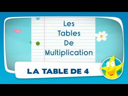 Une petite vidéo qui explique comment retrouver toutes les tables de multiplication à partir de 5×6 sur. Comptines Pour Enfants La Table De 4 Apprendre Les Tables De Multiplication Youtube