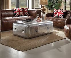 Annessia Coffee Table With Storage Aluminum Coffee Table Stylish Coffee Table Coffee Table With Drawers