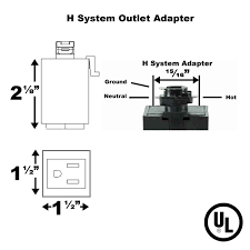 Track Outlet Adapter 5 Amp Max 50086 Direct Lighting Com
