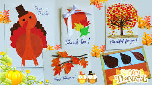 Making a thanksgiving card : Diy Thanksgiving Cards Thanksgiving Gifts Idea Thankful Cards Super Easy Diy Youtube