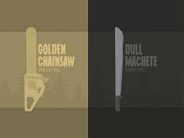 The golden chainsaw award goes to the coolest kill in a horror movie (same goes for the other named awards that go to the coolest capture in a horror movie) this list shows all the recipients who have gotten this award. Redesigned The Golden Chainsaw And Dull Machete For Fun Deadmeatjames