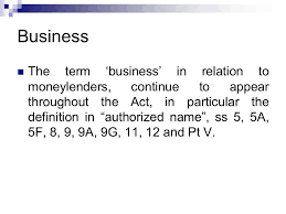 Amends the principal act, in particular with respect to wages. Moneylending Business Issues Implication On Implementing The Moneylenders Amendment Act 2003 By Lee Swee Seng Llb Llm Mba Advocate Solicitor Ppt Download