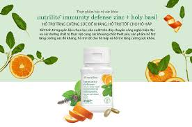 Thực phẩm bảo vệ sức khỏe Nutrilite Immunity Defense ZinC + Holy Basil