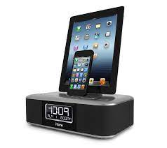 Audio can be played via the docked lightning device, bluetooth, usb, or aux. Lightning Docking Station Idl100