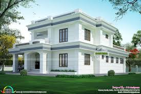 Modern Flat Roof House In 395 Sq Yd Flat Roof House Kerala House Design Flat Roof House Designs