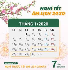 Tết nguyên đán (còn gọi là tết cả, tết ta, tết âm lịch, tết cổ truyền hay đơn giản là tết) là dịp lễ đầu năm âm lịch quan trọng và có ý nghĩa nhất ở việt nam, cùng với văn hóa tết âm lịch của các nước đông á và đông nam á. Lá»‹ch Nghá»‰ Táº¿t Nguyen Ä'an 2020 Lá»‹ch Nghá»‰ Táº¿t Am Lá»‹ch 2020