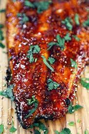 Honey Sriracha Oven Baked Salmon Pickled Plum Food And Drinks Recipe Oven Baked Salmon Oven Baked Salmon Recipes Baked Salmon Recipes