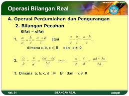 Meskipun topik ini terlihat sepele, namun dalam praktiknya fungsi dapat digunakan untuk. Menerapkan Operasi Pada Bilangan Real L Ppt Download