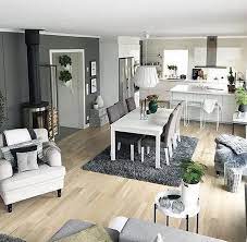 20 Open Concept Kitchen Ideas With Practical Design 4 Tendollarbux Com Sma Comfy Living Room Design Interior Design Living Room Warm Small Apartment Design