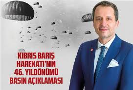 Paraşüt taburları da başarılı bir iniş yaptılar. Genel Baskanimizin Kibris Baris Harekati Aciklamasi Yeniden Refah Partisi