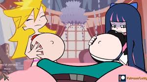 Panty Stocking Belly Job - ThisVid.com